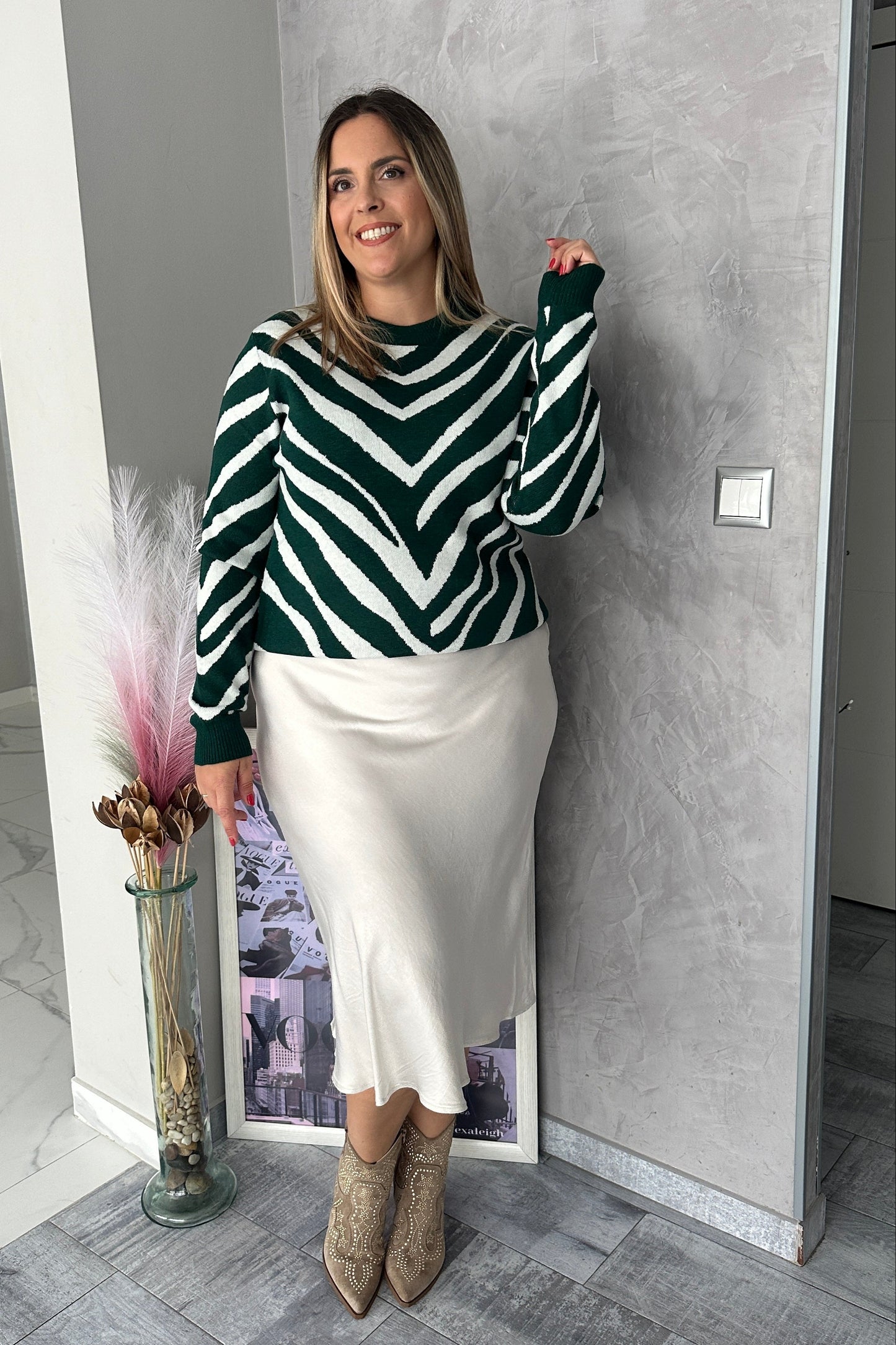 Jersey Savannah Verde/Blanco