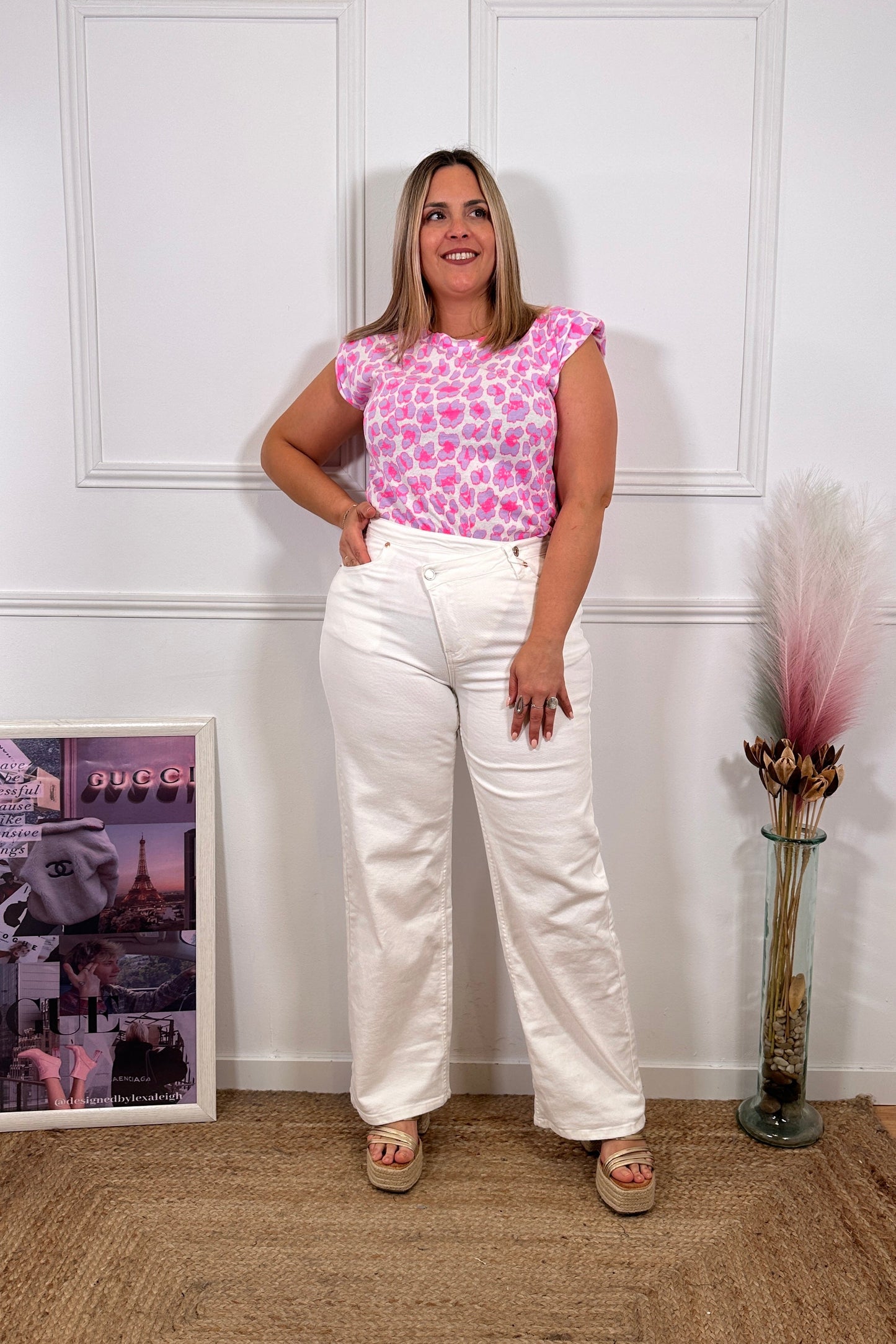 Jeans Sara Blancos