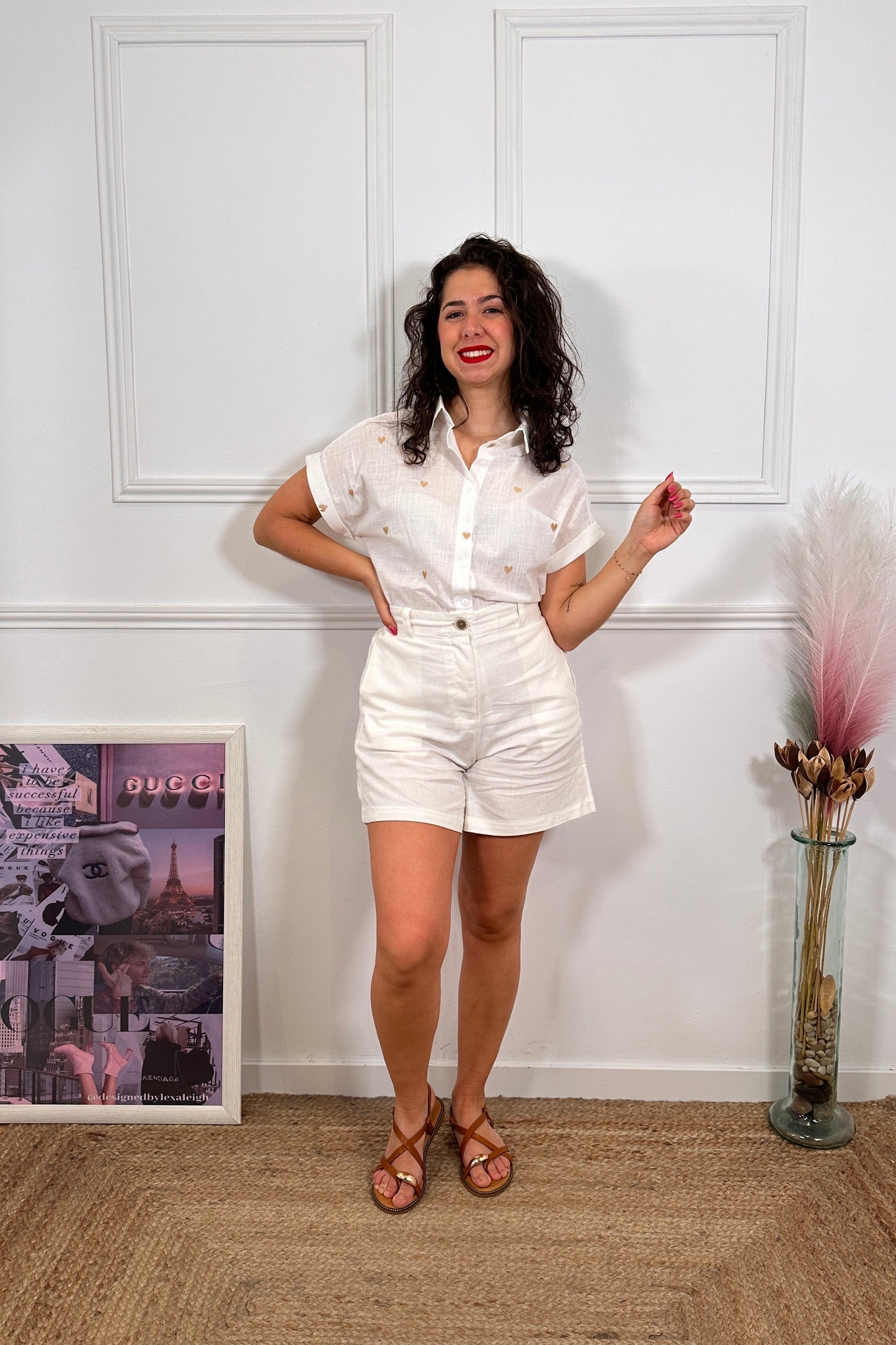 Camisa Lino Heart