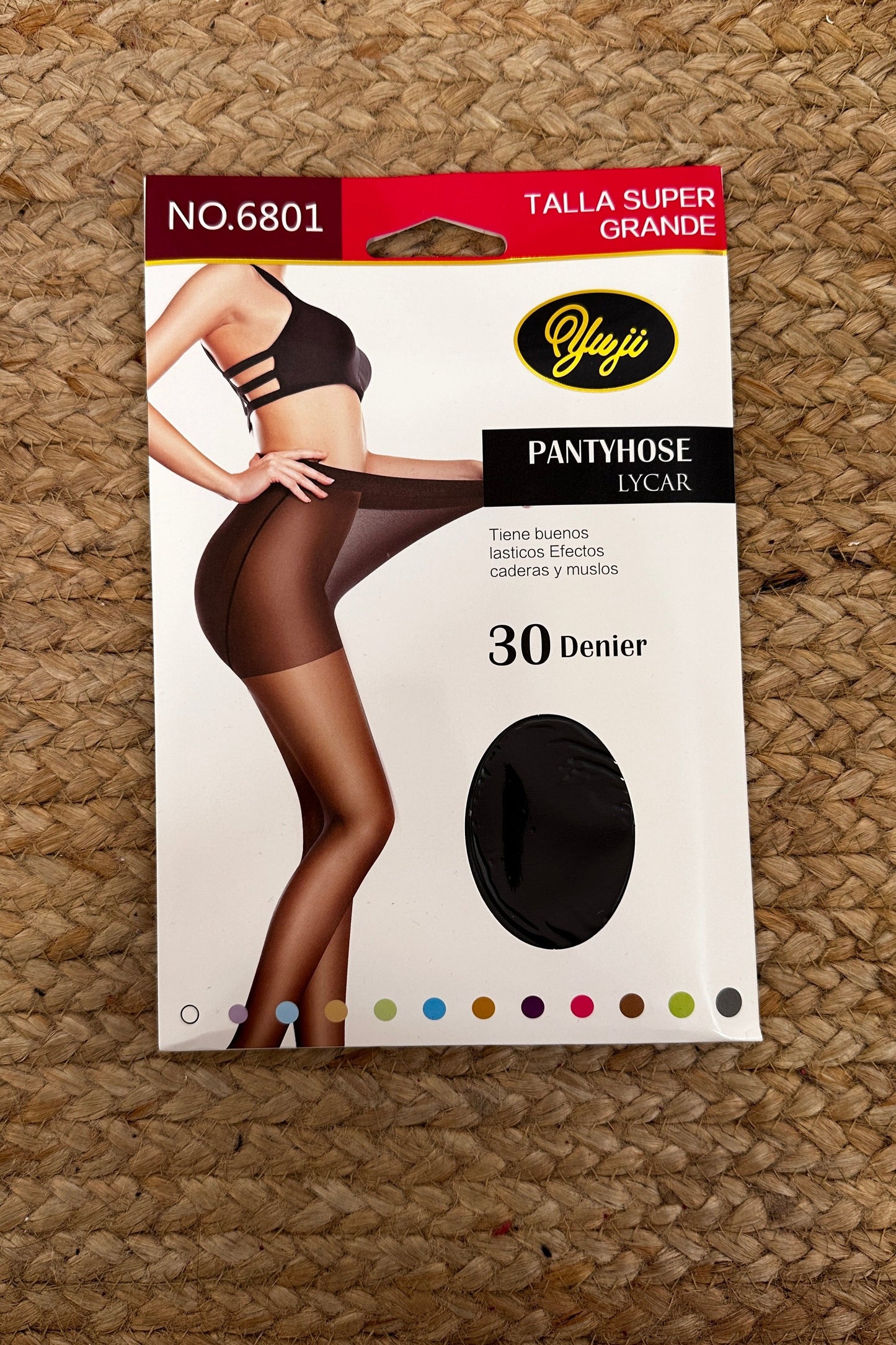 Pantys 30 DEN talla grande