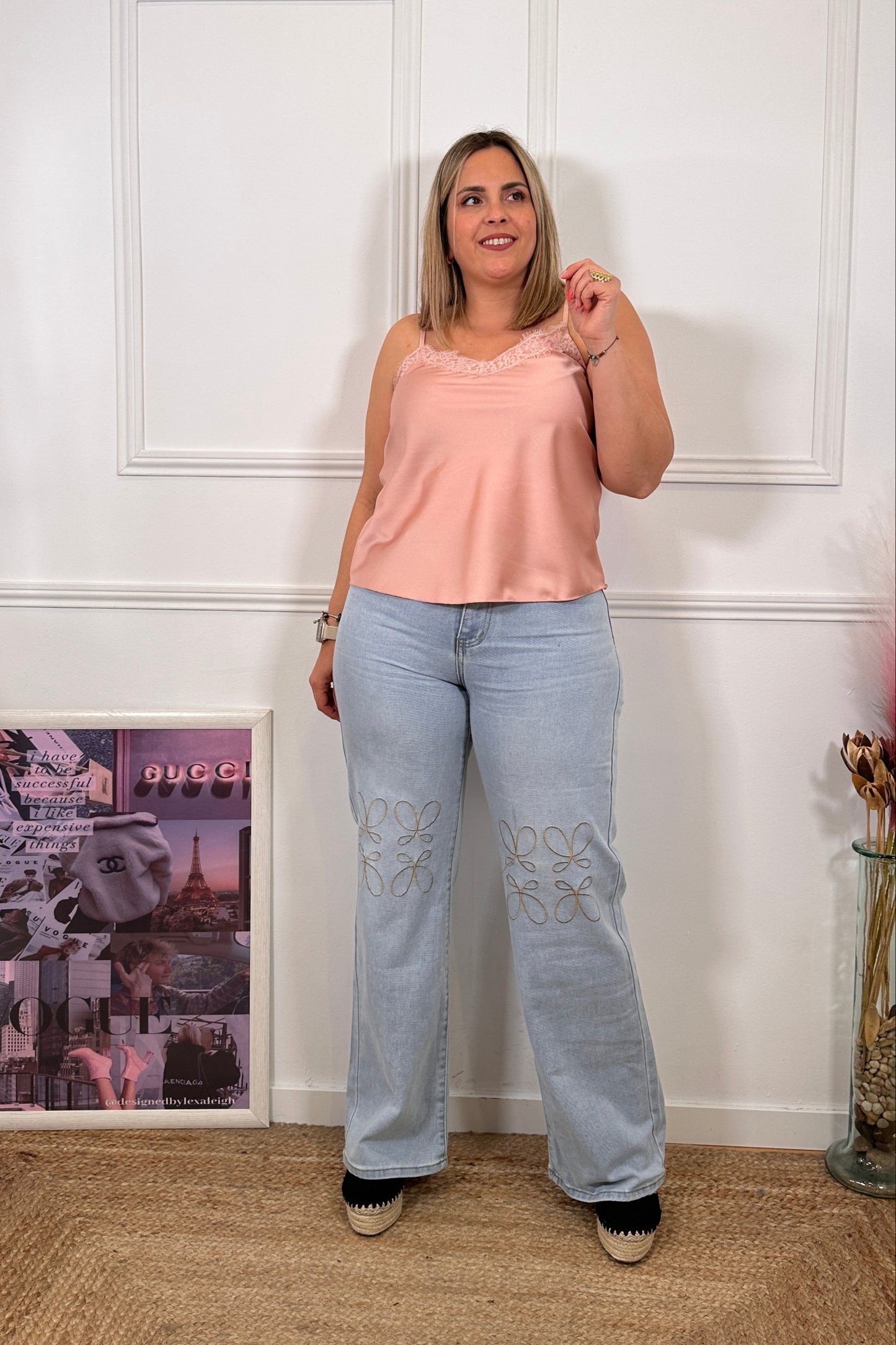 Top Lencero Rosa