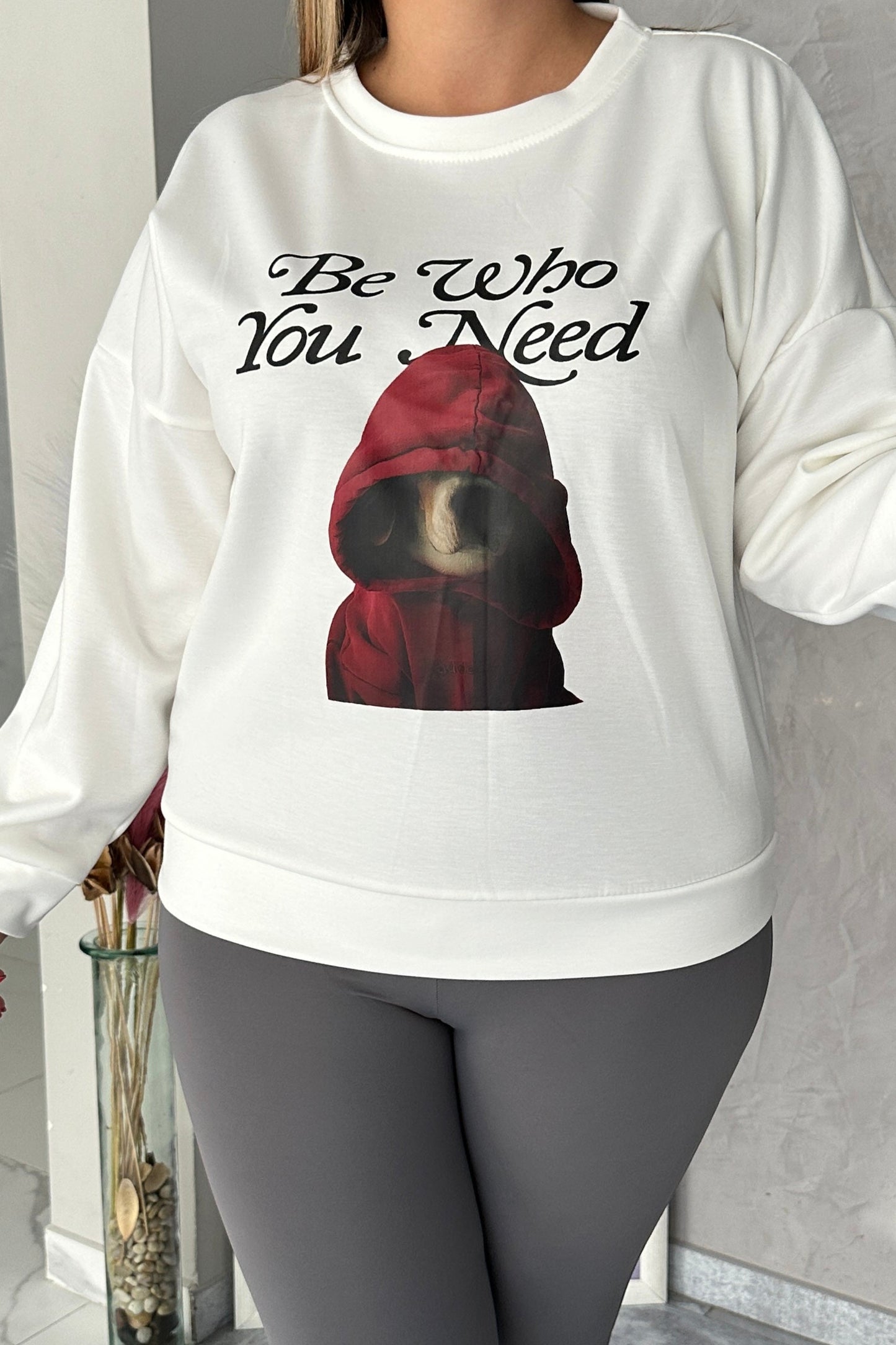 Sudadera BeYou Blanca