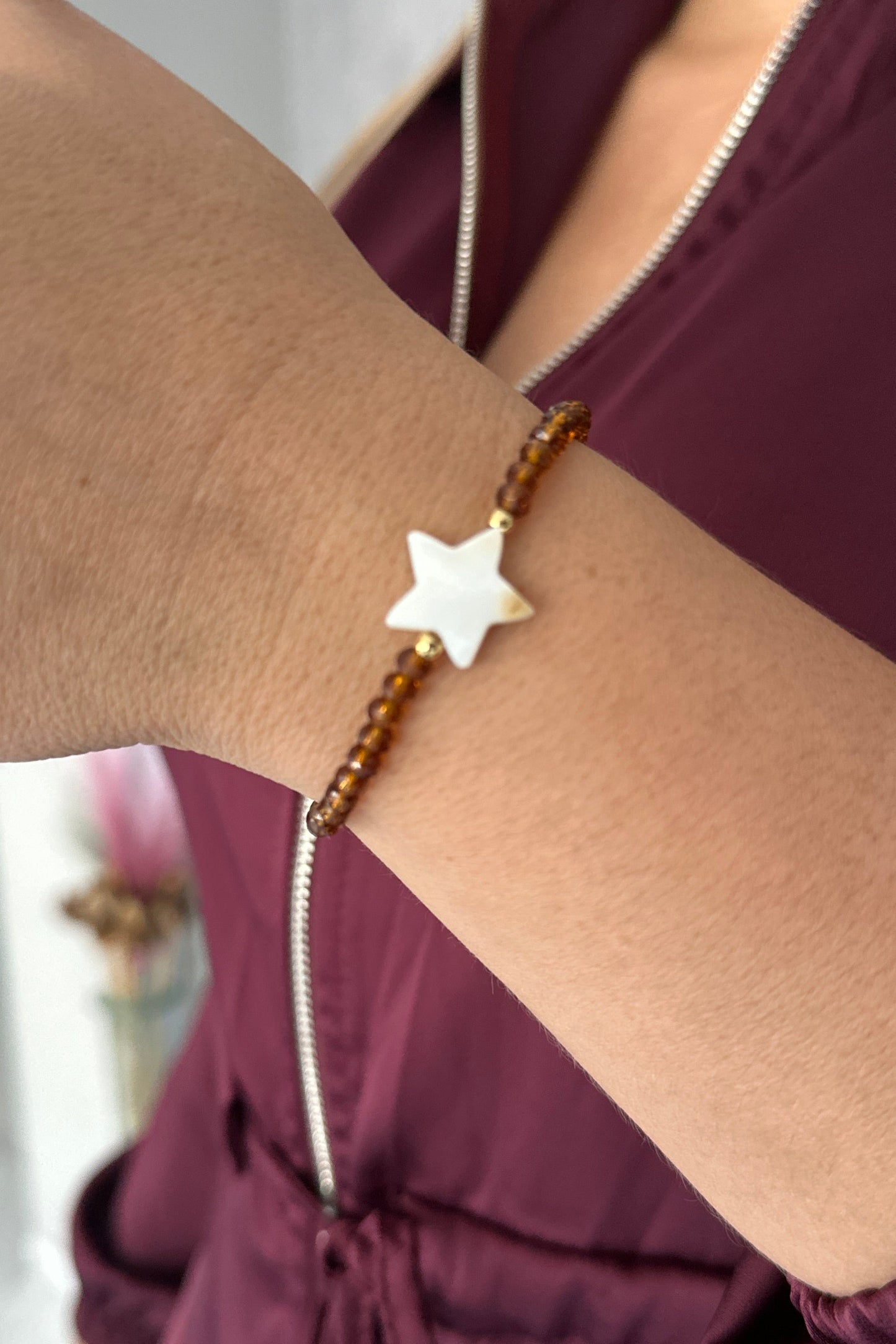 Pulsera Estrella Nácar