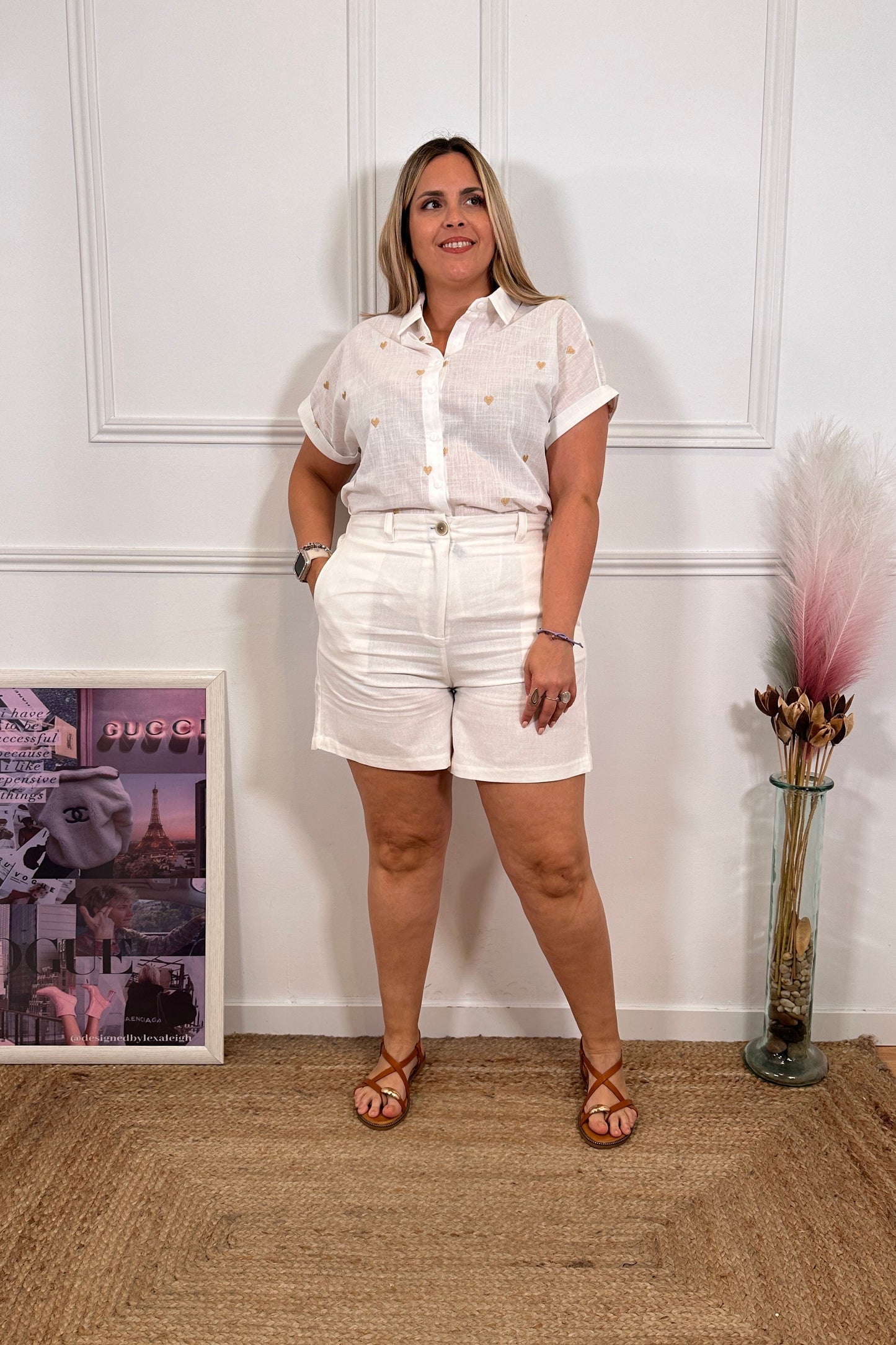 Camisa Lino Heart