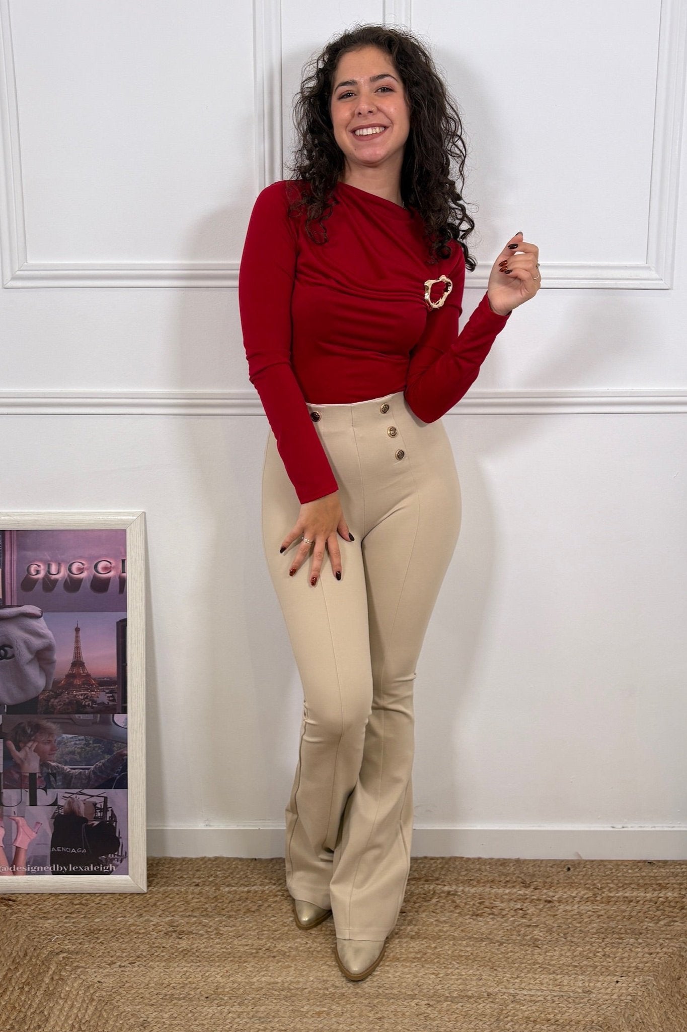 Leggins Campana Botones