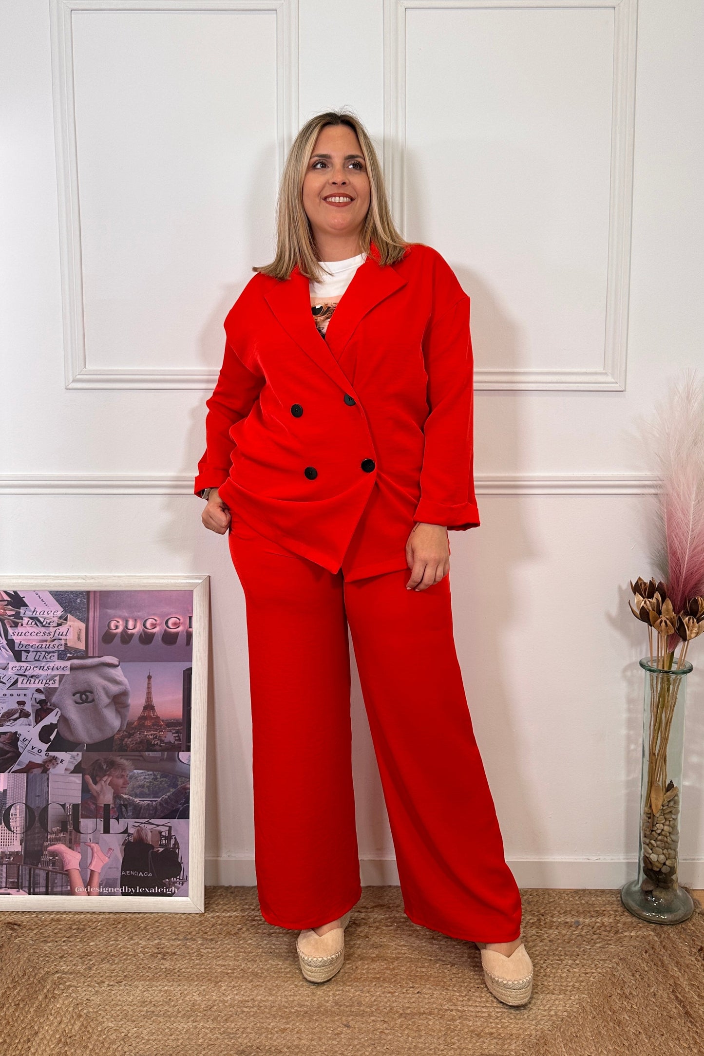 Pantalón Palma Rojo