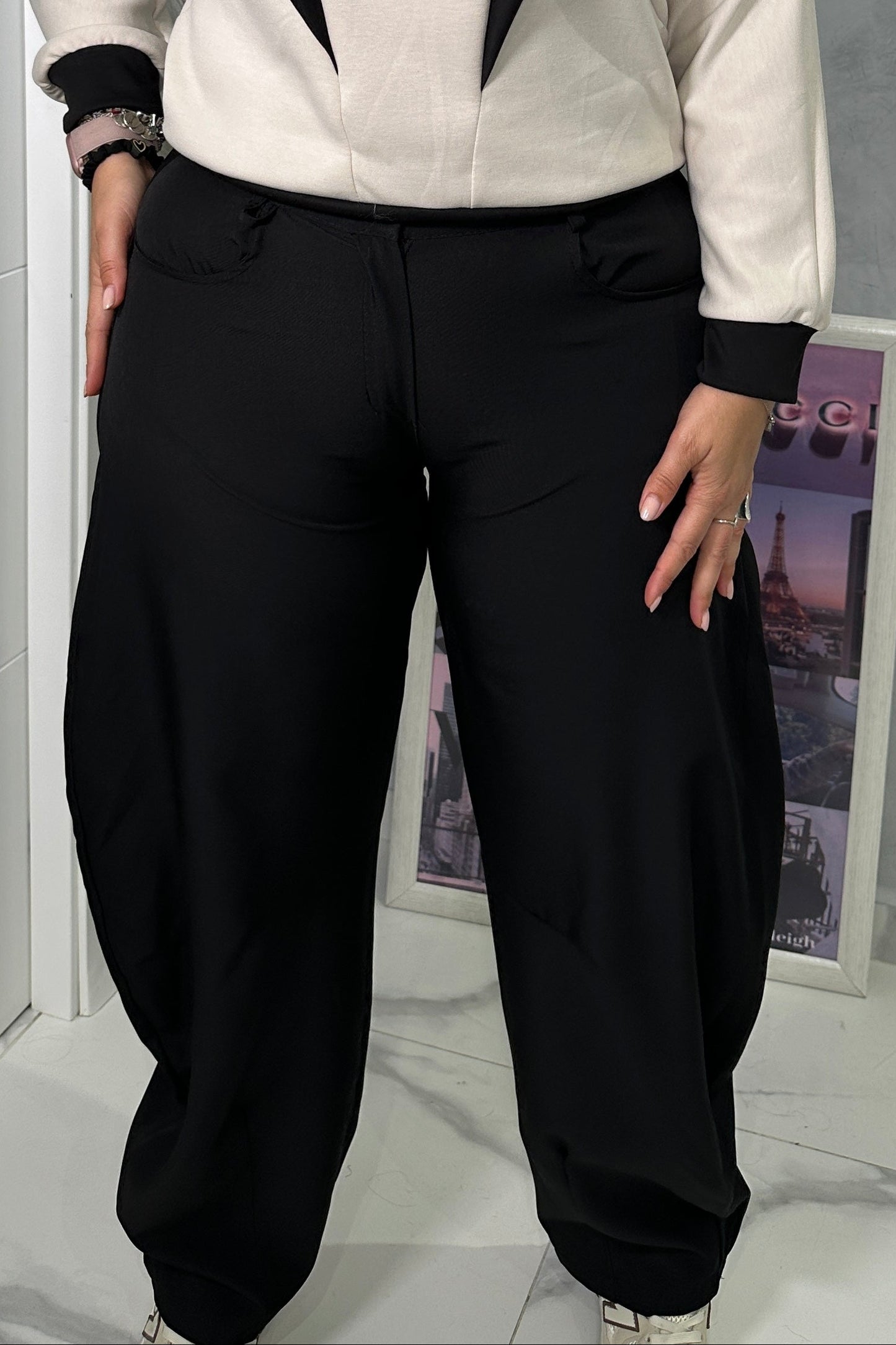 Pantalón Flow Negro