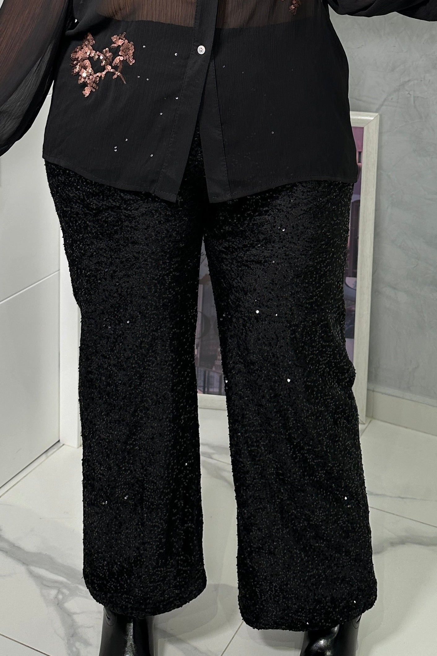 Pantalón Party Negro