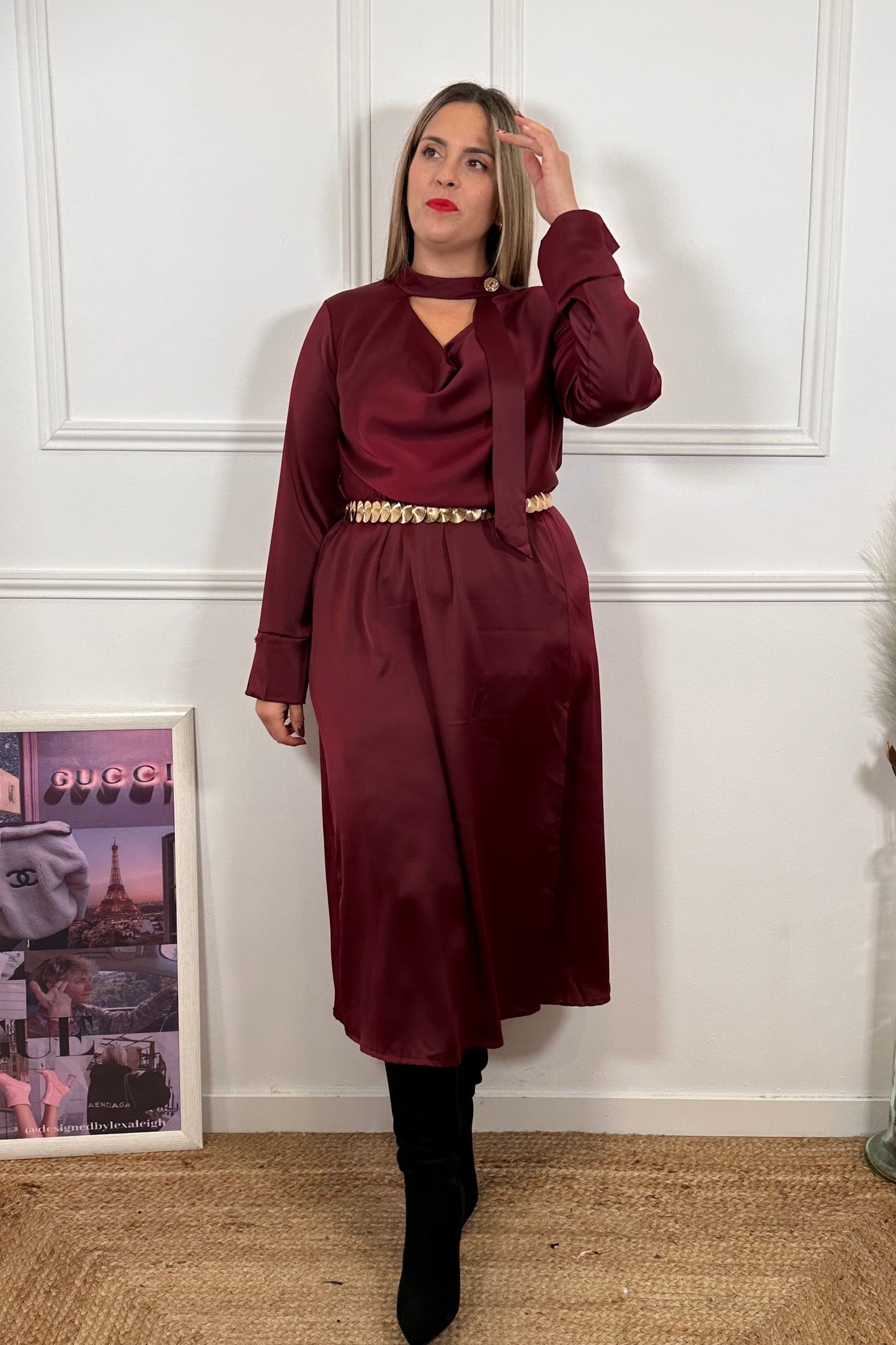 Vestido Carmesí