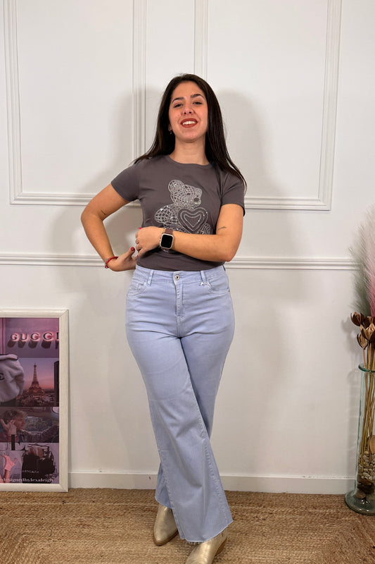 Jeans Wide Leg Celeste