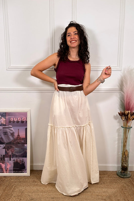 Falda Brisa Blanca