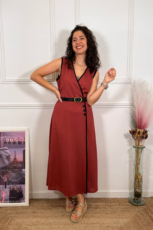 Vestido Siena Coral