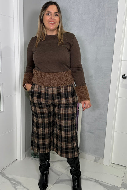 Jersey Cozy Marrón Chocolate