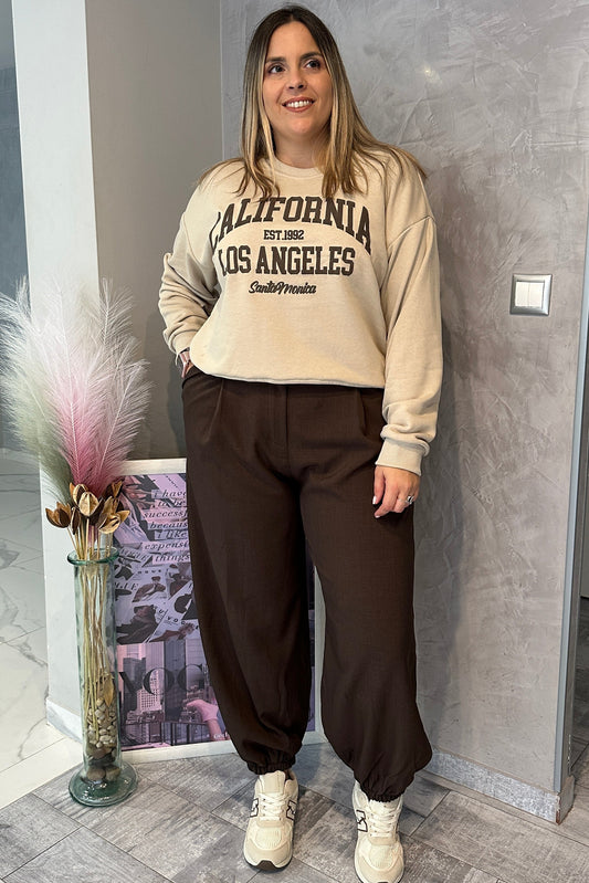 Pantalón Trendy Marrón Chocolate