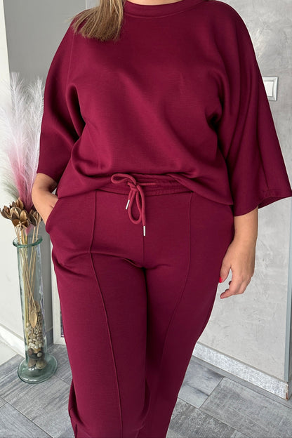 Conjunto Comfy Burdeos