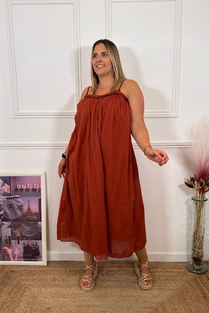 Vestido Frida Teja