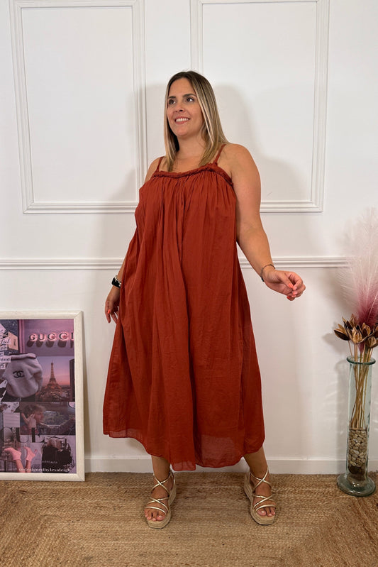 Vestido Frida Teja