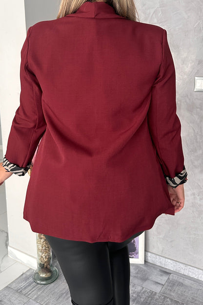 Blazer Wild Burdeos