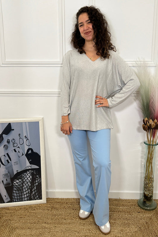 Pantalones Campana Licra