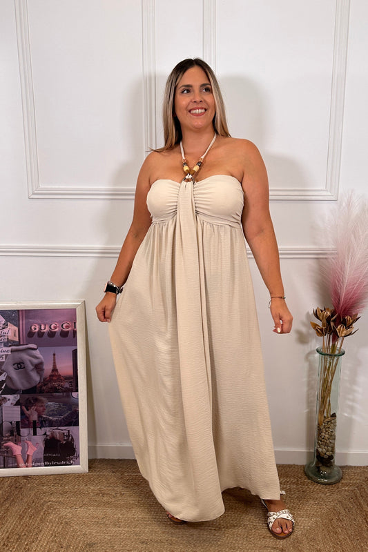 Vestido Bali Beige
