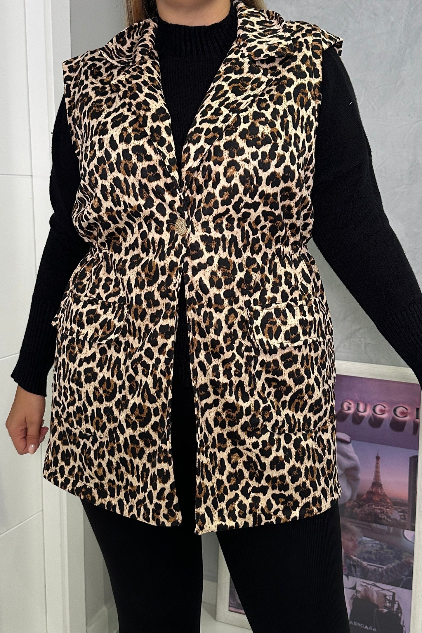 Chaleco Safari Animal Print