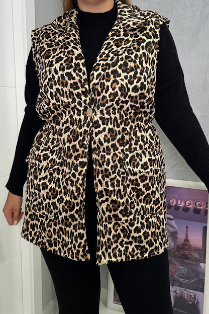 Chaleco Safari Animal Print