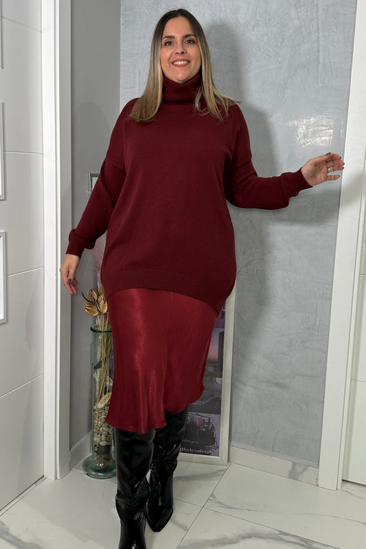 Maxi Jersey Loreta Burdeos